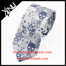Dry-clean Only Polyester Woven Wholesale Men Cheap Skulls Ties